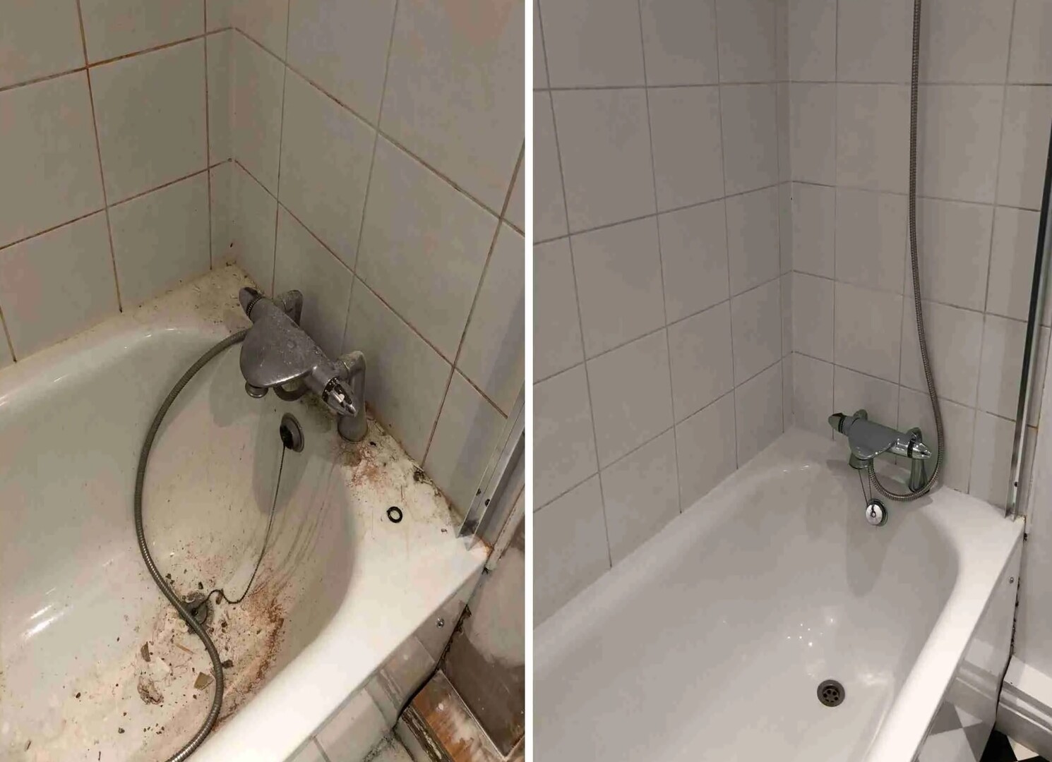 Foto's voor en na het schoonmaken | Brumz Schoonmaak